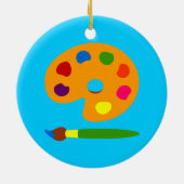 Farbpalettenart Keramik Ornament (Hinten)