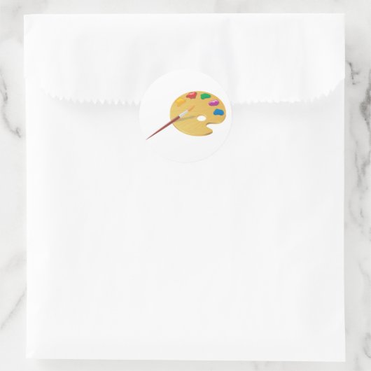 Farbpalettenaufkleber Runder Aufkleber (Tasche)