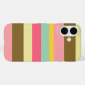 Farbpalettendesign für den Sommer Streifen Case-Mate iPhone Hülle (Rückseite (Horizontal))