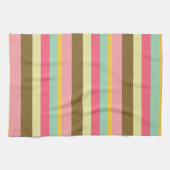 Farbpalettendesign für den Sommer Streifen Geschirrtuch (Horizontal)
