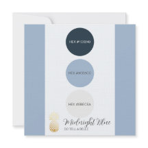 Farbpalettenkarte für Mitternacht