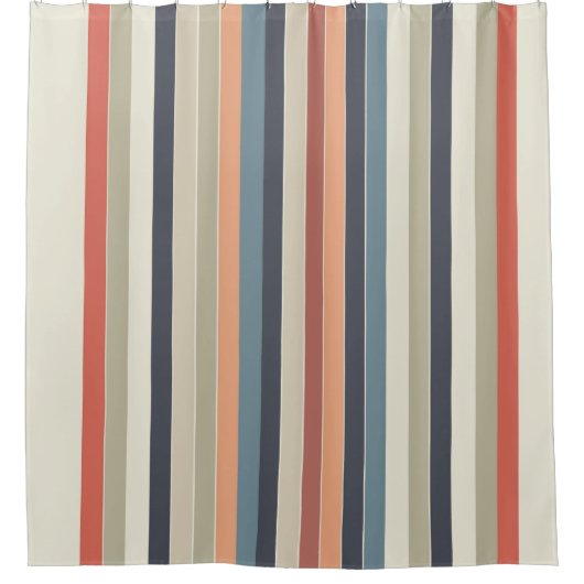 Farbpalettenstreifen Duschvorhang (Vorderseite)