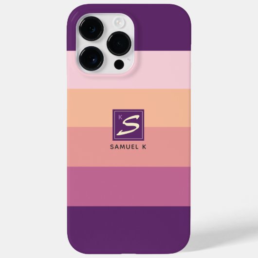 Farbpalettenstreifen für das Sunset Case-Mate iPhone Hülle (Rückseite)