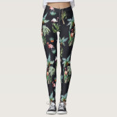 Farbpalmenmuster Leggings (Vorderseite)