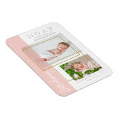 FARBPANELS - GEBURTSANKÜNDIGUNG MAGNET (Rechte Seite)