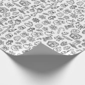 Farbpapier für Kinder Geschenkpapier (Ecke)