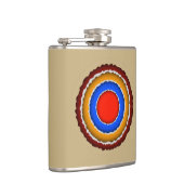 Farbpapierschichten Flachmann (Rechts)