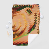 Farbpause mit Zack- oder Welleneffekthandtuch Golfhandtuch (Insitu)