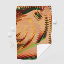 Farbpause mit Zack- oder Welleneffekthandtuch