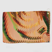 Farbpause mit Zack- oder Welleneffekthandtuch Golfhandtuch (Horizontal)