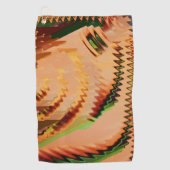 Farbpause mit Zack- oder Welleneffekthandtuch Golfhandtuch (Vorderseite)