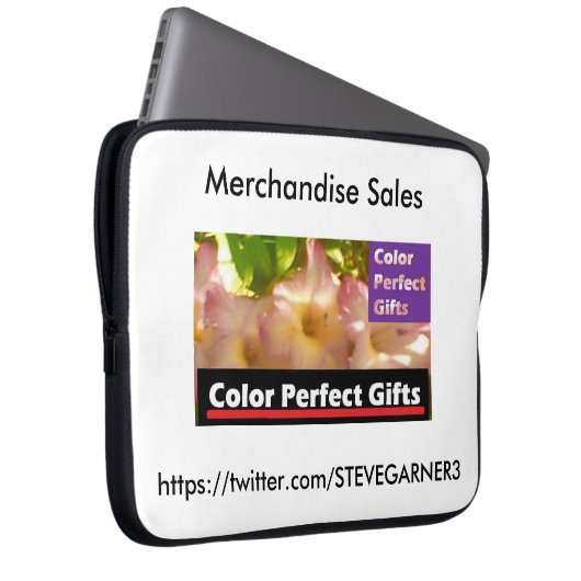 Farbperfektes Geschenk Laptopschutzhülle (Vorne Rechts)