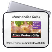 Farbperfektes Geschenk Laptopschutzhülle (Vorderseite)