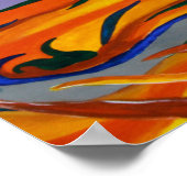 Farbpferd Poster (Ecke)