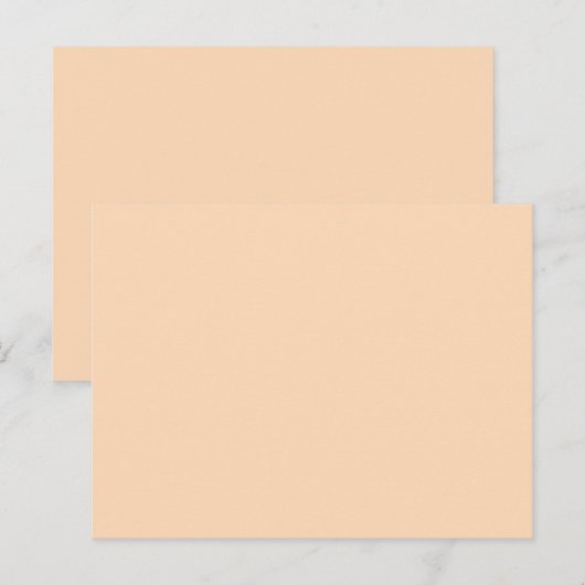 Farbpfirsiche Postkarte (Vorne/Hinten)