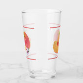 Farbpfirsichglas-Cup Glas (Links)