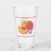 Farbpfirsichglas-Cup Glas (Vorderseite)