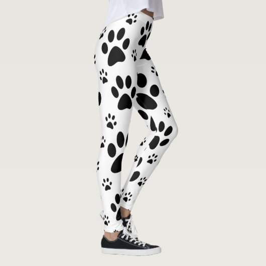 FARBPfotendruck Leggings (Rechts)