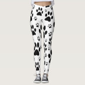 FARBPfotendruck Leggings (Vorderseite)