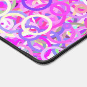 Farbpinke und mehr schreibtischunterlage (Ecke)