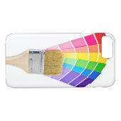 Farbpinsel auf Farbfarben Case-Mate iPhone Hülle (Rückseite (Horizontal))
