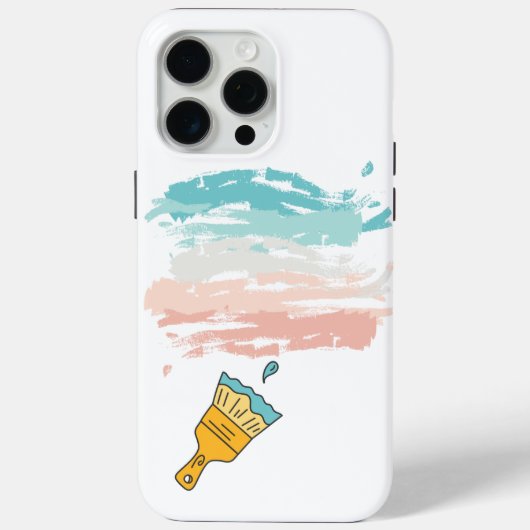 Farbpinsel Case-Mate iPhone Hülle (Rückseite)