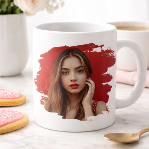 Farbpinsel Foto Kaffeetasse