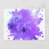 Farbpinsel - Lila Postkarte (Vorderseite)