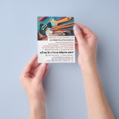 Farbpinsel, Maler- und Dekoratorwerbung Flyer (Gruppe)