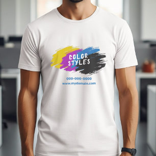 Farbpinsel T-Shirt