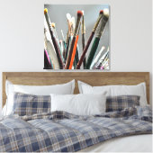 Farbpinsel trocknen im Sonnenlicht Leinwanddruck (Insitu (Schlafzimmer))