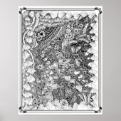 Farbplakat "Schritte der Kunst" Poster (Vorne)