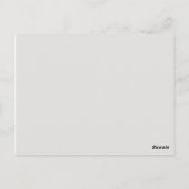 Farbplatine Postkarte (Rückseite)