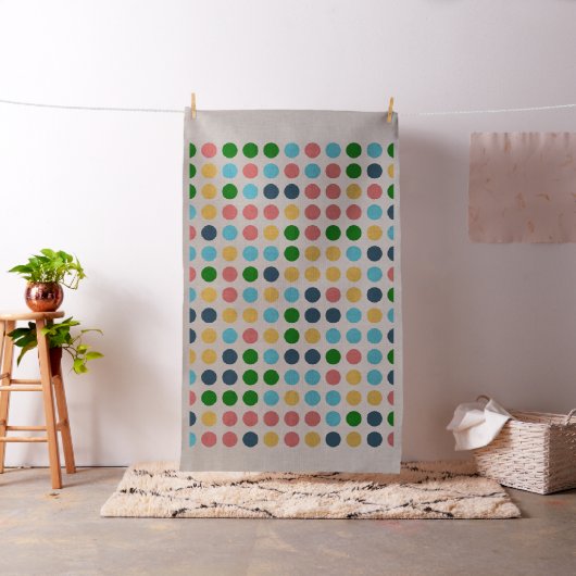 Farbpolka-Dot-Muster Nr. 2 Stoff (Beispiel)