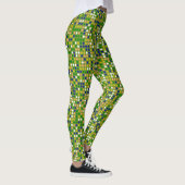 Farbpolka-Dots-Muster #19 Leggings (Rechts)