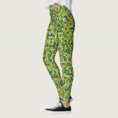 Farbpolka-Dots-Muster #19 Leggings (Links)