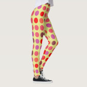 Farbpolka-Dots-Muster #21 Leggings (Rechts)