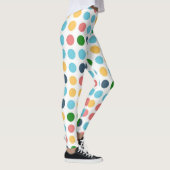 Farbpolka-Dots-Muster #22 Leggings (Rechts)