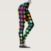 Farbpolka-Dots-Muster #23 Leggings (Rechts)