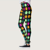 Farbpolka-Dots-Muster #23 Leggings (Links)
