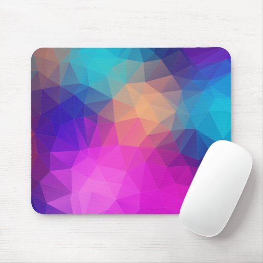 Farbpolygon Mousepad (Mit Mouse)