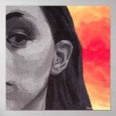 Farbportrait Poster (Vorne)