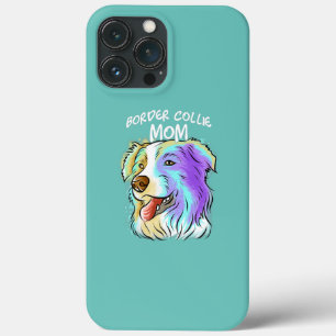 Farbporträt Border Collie Hundemutter im Pop-Art-S Case-Mate iPhone Hülle