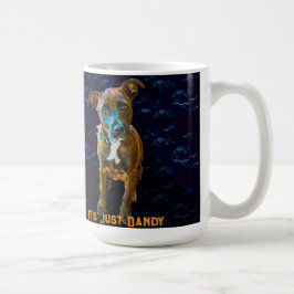 Farbporträt im Pop-Art-Stil — "Es ist einfach groß Kaffeetasse