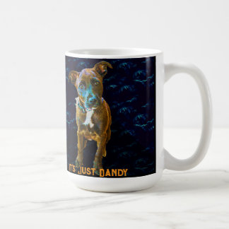 Farbporträt im Pop-Art-Stil — "Es ist einfach groß Kaffeetasse