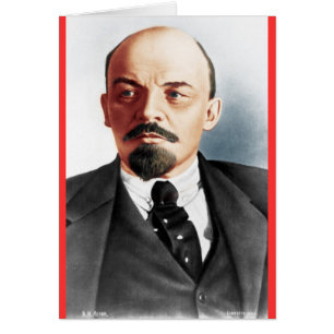 Farbporträt von Lenin