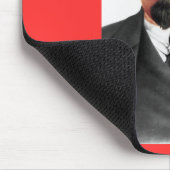 Farbporträt von Lenin Mousepad (Ecke)
