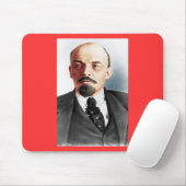 Farbporträt von Lenin Mousepad (Mit Mouse)