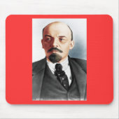 Farbporträt von Lenin Mousepad (Vorne)