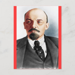 Farbporträt von Lenin Postkarte